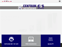 Tablet Screenshot of cssbeskidy.pl